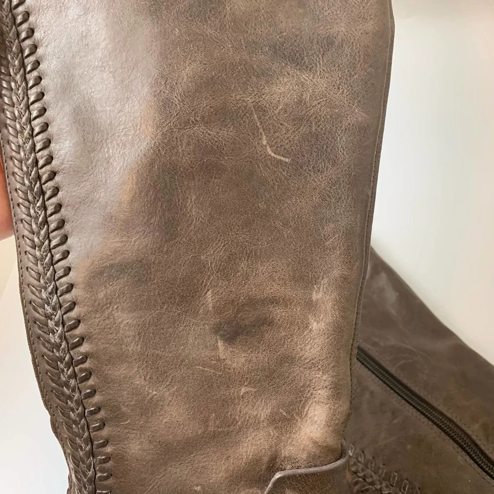Vince Camuto Bendra Over-the-knee Riding Boots Size 9.5M Leather Brown